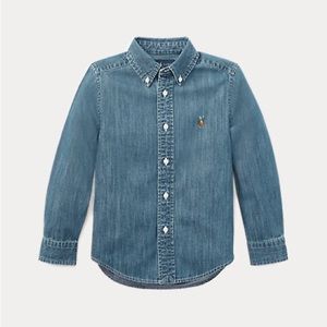 Polo by Ralph Lauren Cotton Denim Shirt | 2T
